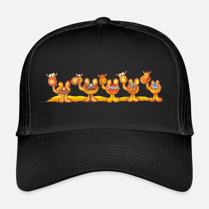 KAMELE - Trucker Cap - Schwarz/Schwarz