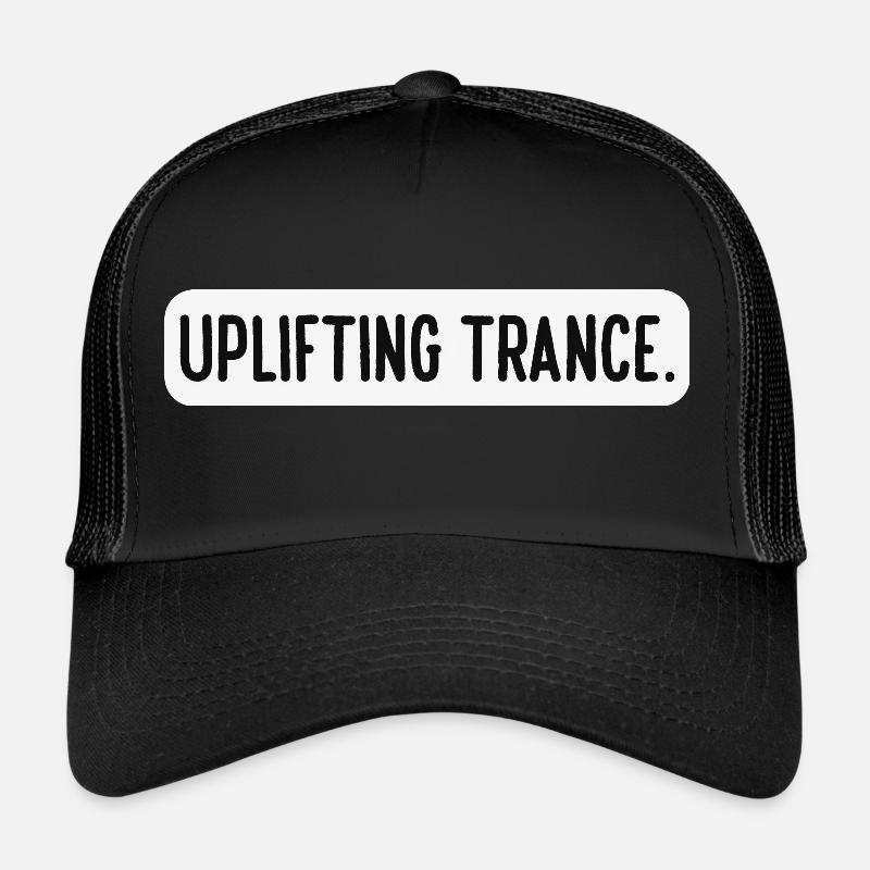 Erhebende Trance hat mein Leben verändert - Trucker Cap - Schwarz/Schwarz