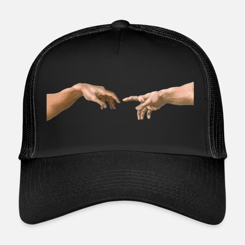 Die Erschaffung Adams Michelangelo Trucker Cap
