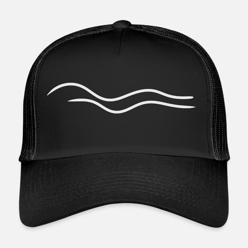 Wave Lines Trucker Cap