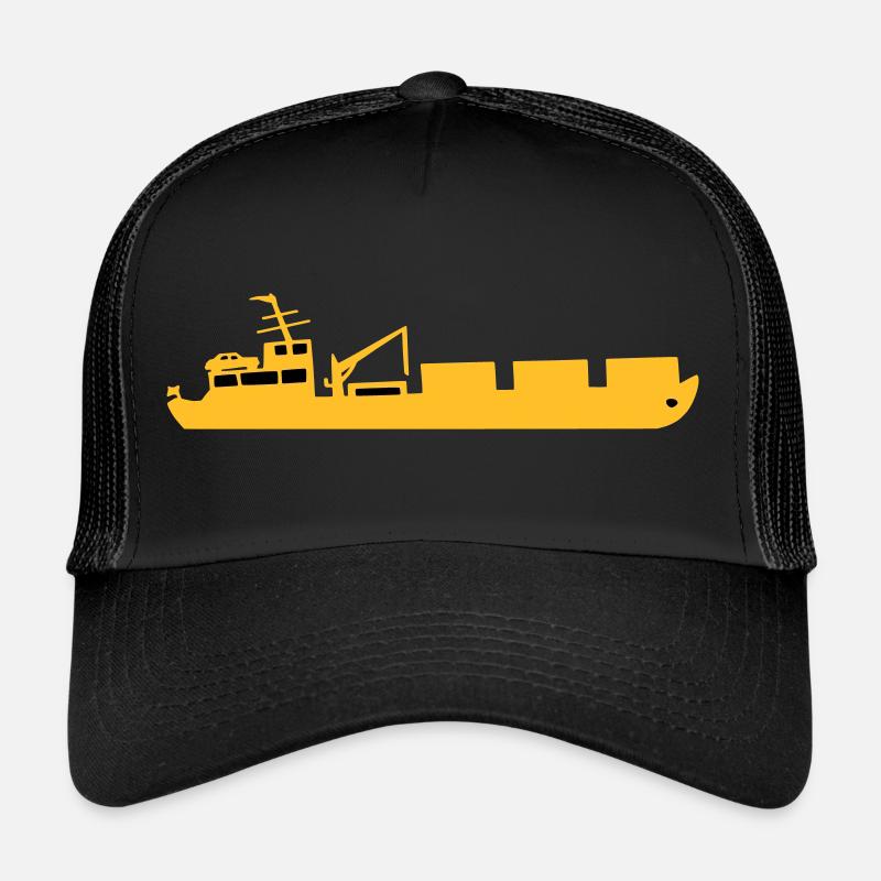 Boat cargo ship ship two-color Trucker Cap