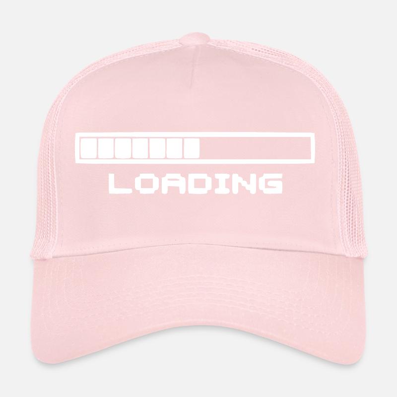 Loading bar white Trucker Cap