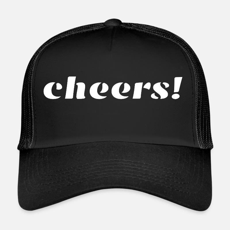 Cheers - Trucker Cap - Schwarz/Schwarz