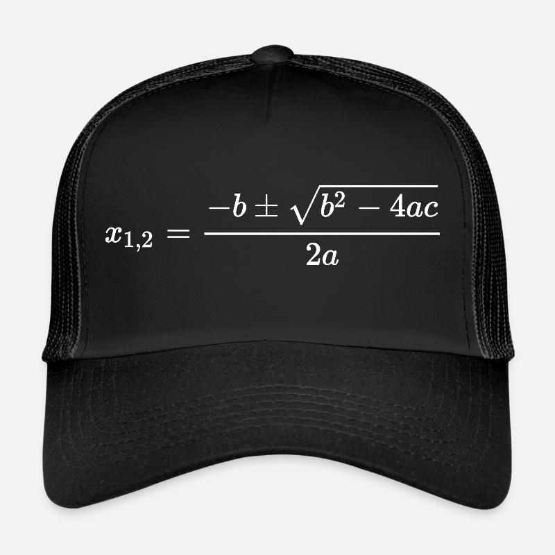 ABC Formule - PQ formule équation mathématiques Casquette trucker 