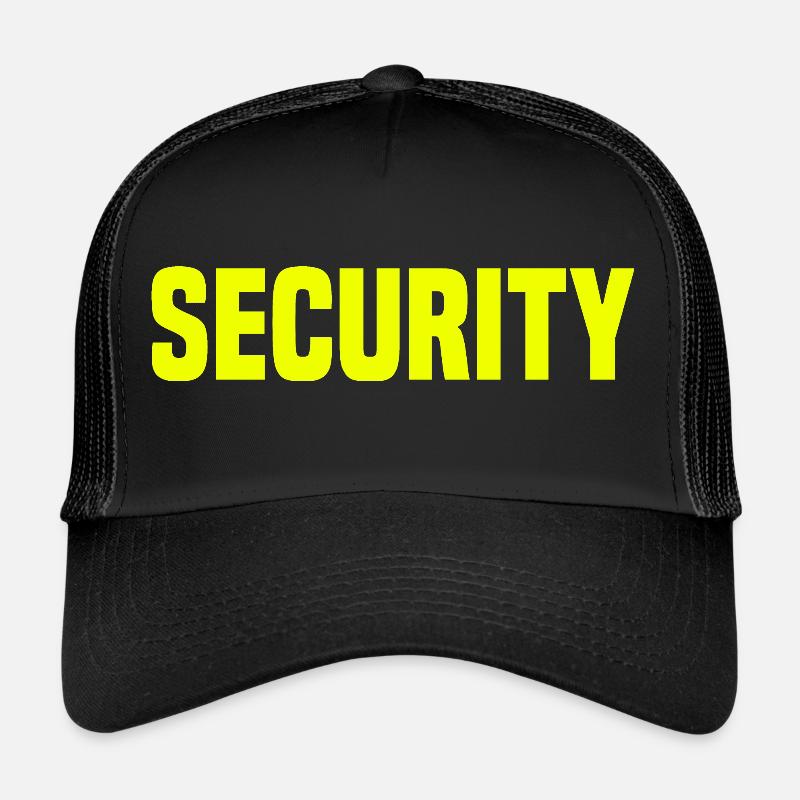 Security Bodyguard Sicherheitsdienst Türsteher Trucker Cap