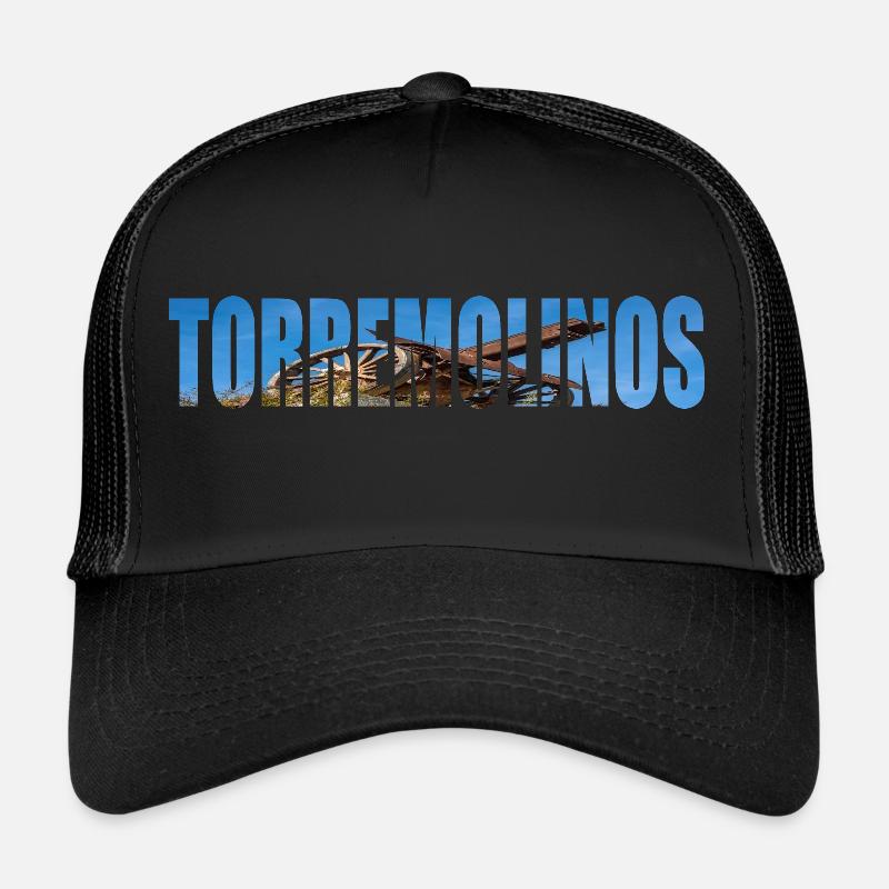 Torremolinos Malaga Spanien - Trucker Cap - Schwarz/Schwarz