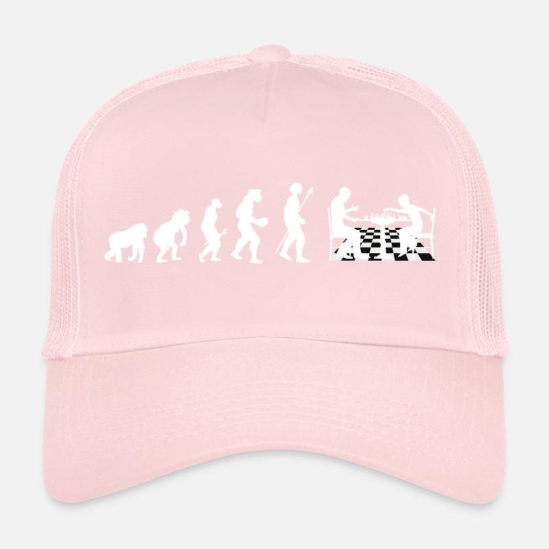 Evolution jeux d'échecs Casquette trucker 