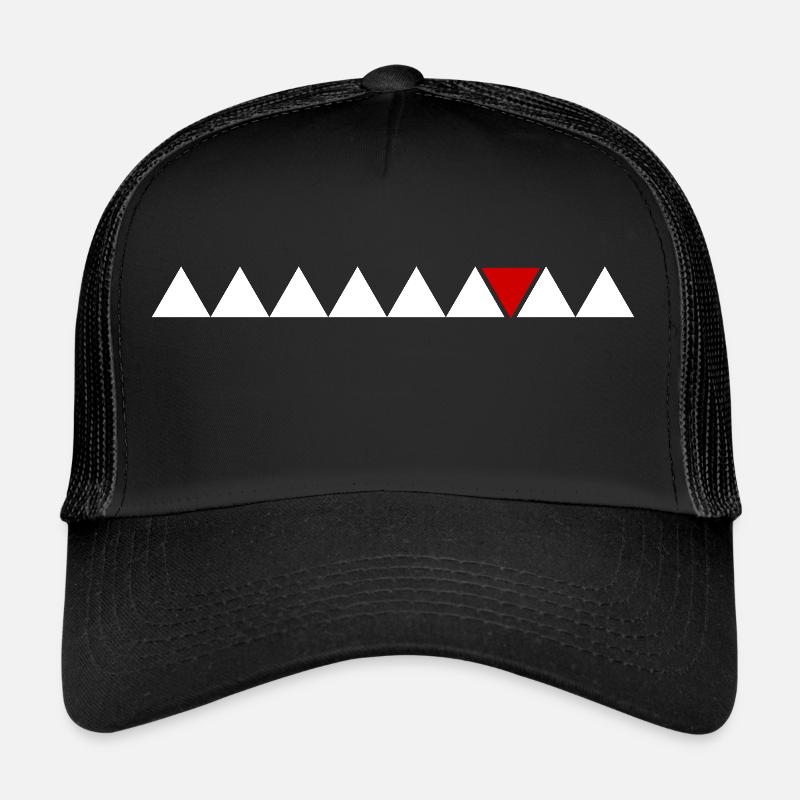 différents triangles Casquette trucker 