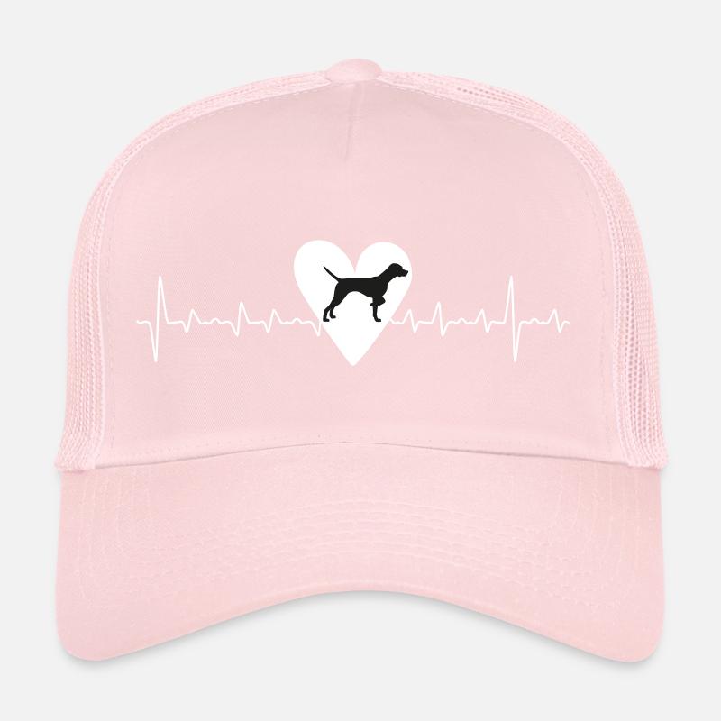 Pointer Chien Heartline Casquette trucker