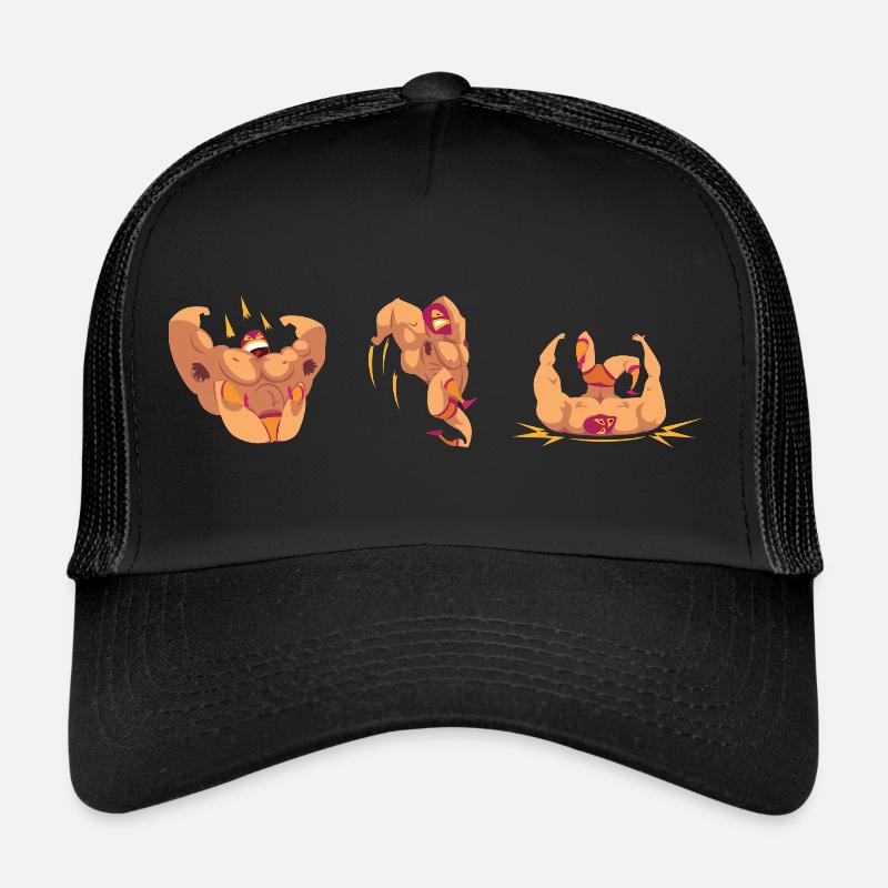 Catch Oups - Casquette trucker  - noir/noir