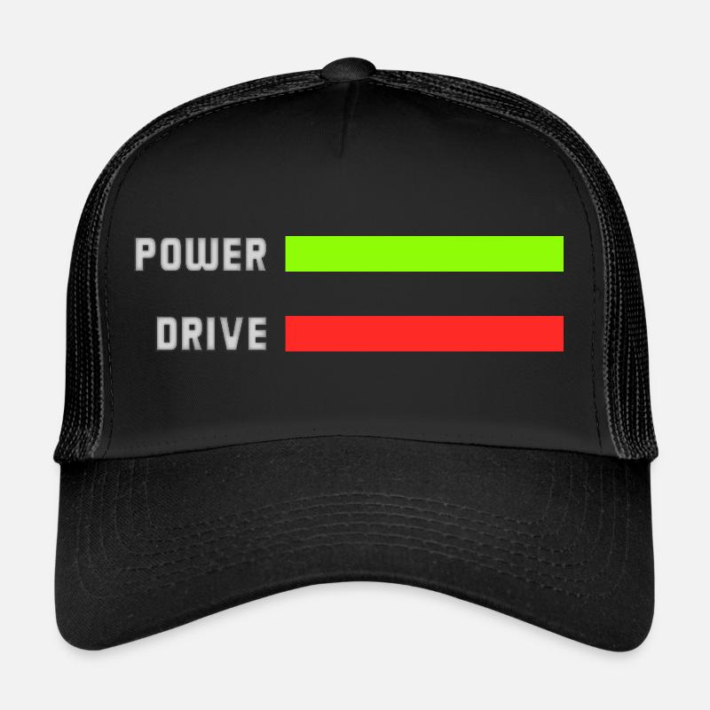 Power Drive - Trucker Cap - black/black