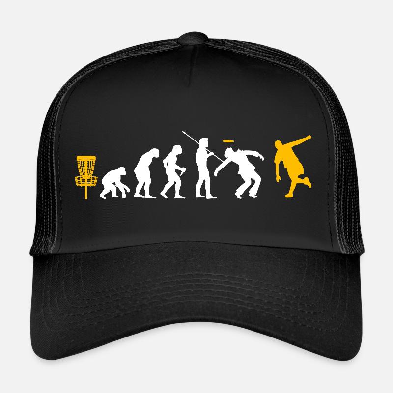 Discgolf - Trucker Cap - Schwarz/Schwarz