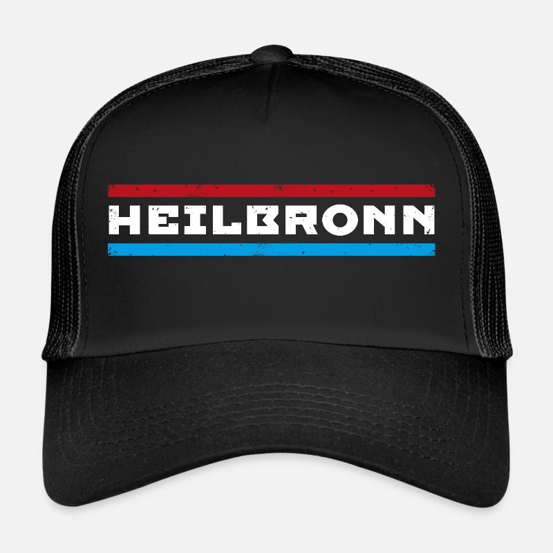 Heilbronn - Trucker Cap - Schwarz/Schwarz