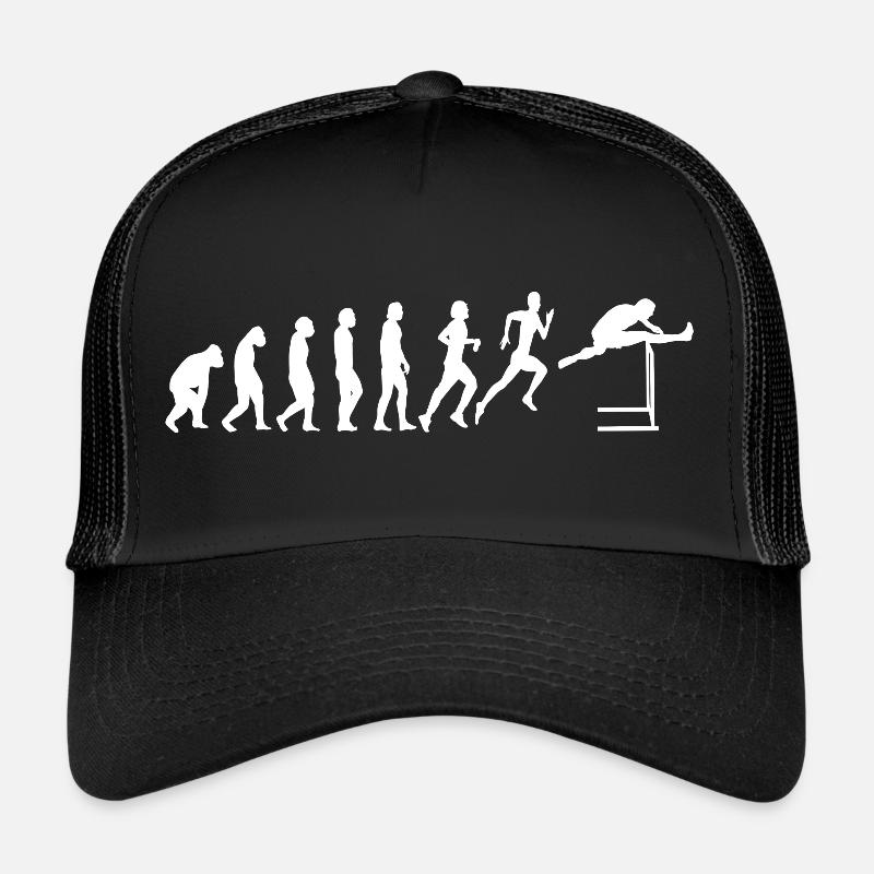 Hürdenlauf Leichtathletik Hürdenläufer Evolution Trucker Cap