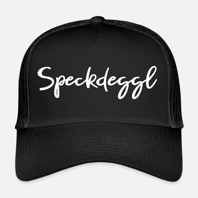 dor Speckdeggl - Trucker Cap - Schwarz/Schwarz