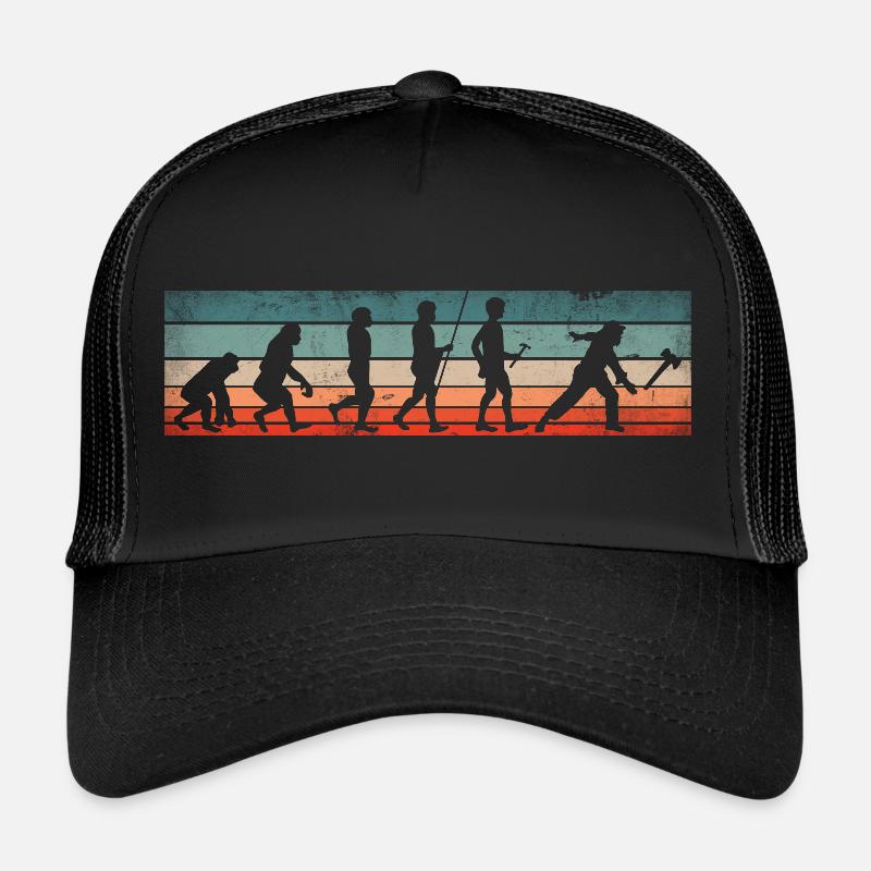 Hache Hatchet Lancer HacheTte Ax Thrower Evolution Casquette trucker 