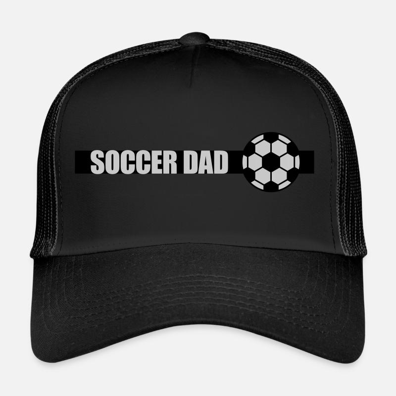 Bar Soccer Dad Logo Trucker Cap