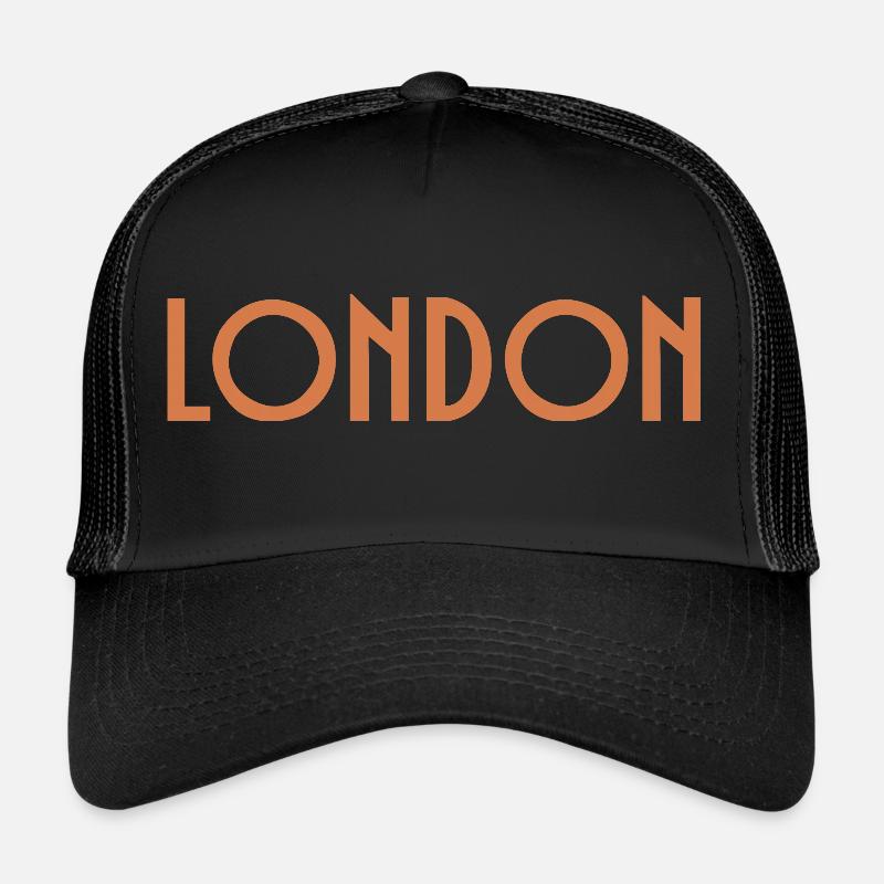 London - Trucker Cap - black/black