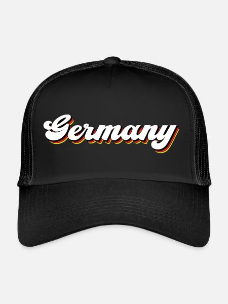 Germany - Trucker Cap - Schwarz/Schwarz