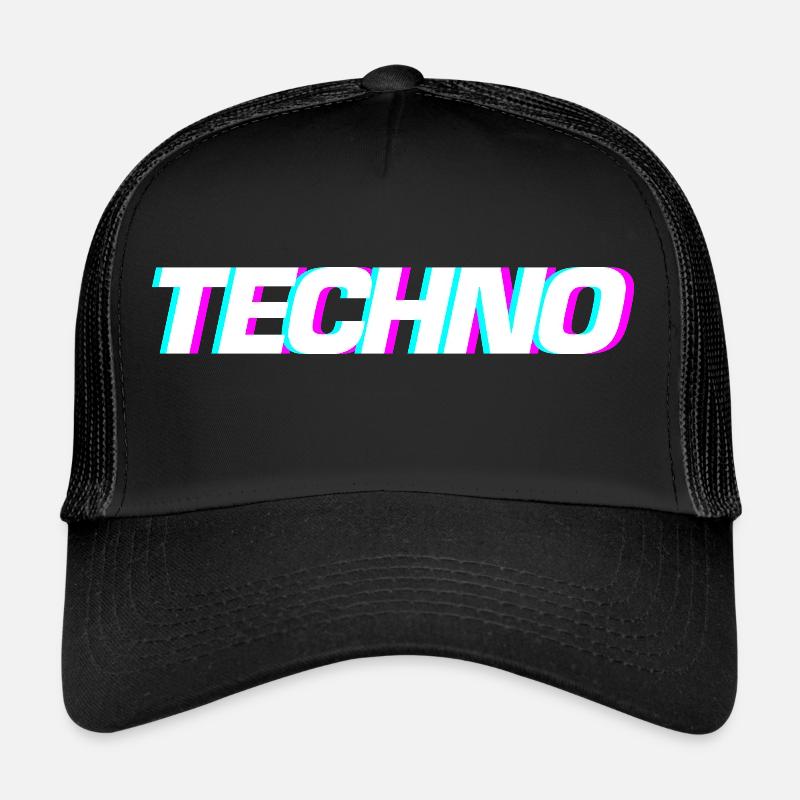 Techno Festival Design Casquette trucker 