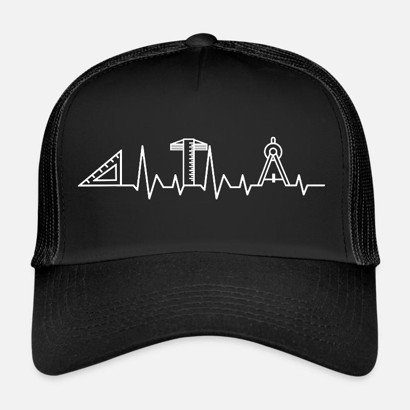 Architecte Art Architecture Designer - Casquette trucker - noir/noir