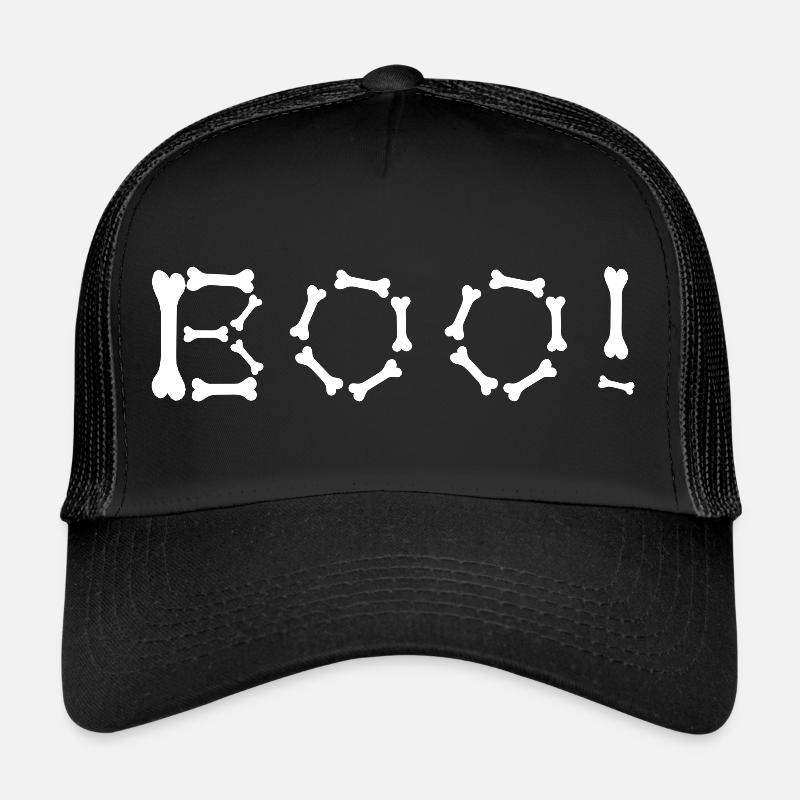 Boo mit Knochen Trucker Cap