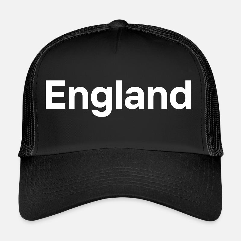 England - Trucker Cap - black/black