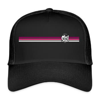 Entreprise de parapente Sky - Casquette trucker  - noir/noir - Devant