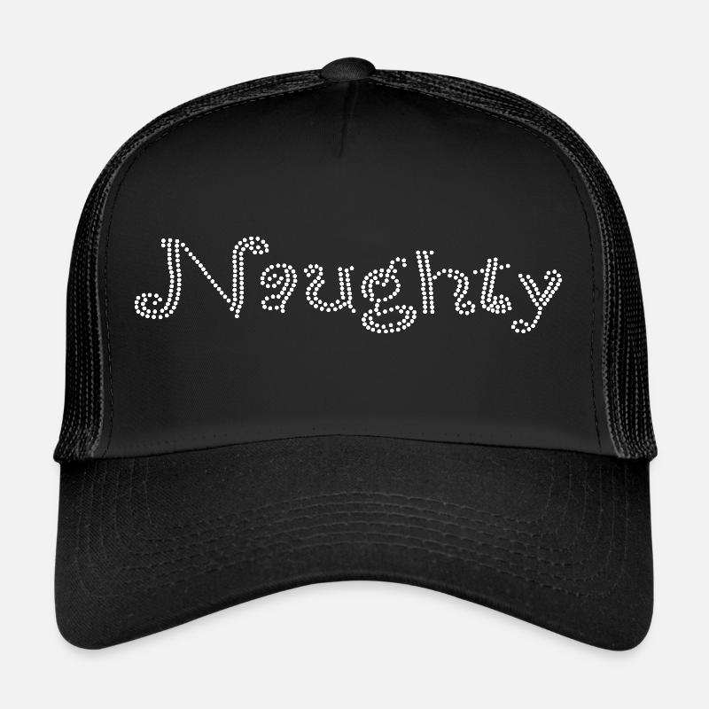 design coquin en strass Casquette trucker 