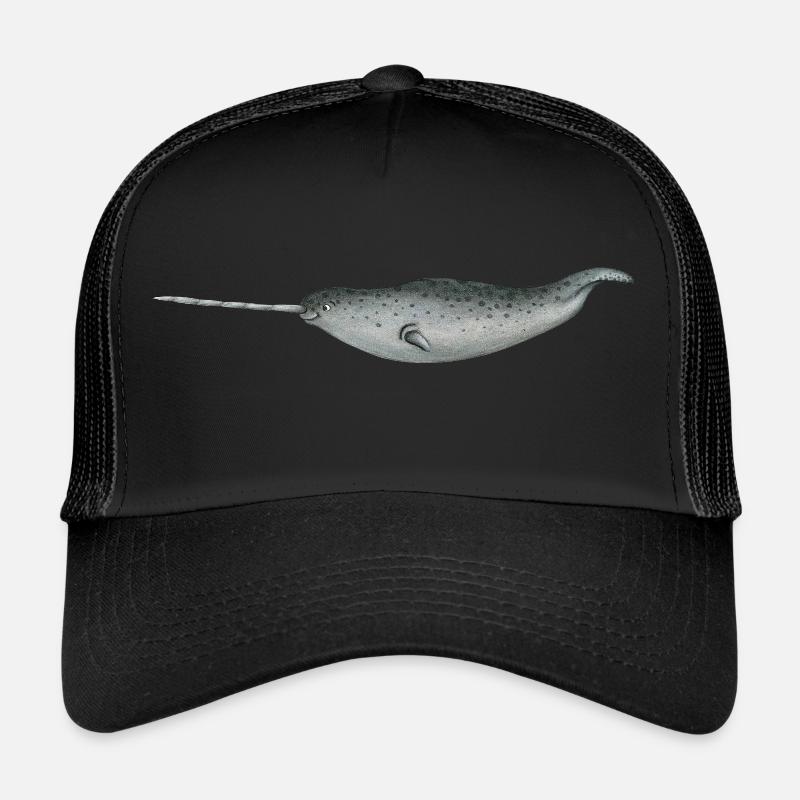 Narrwal - Trucker Cap - Schwarz/Schwarz