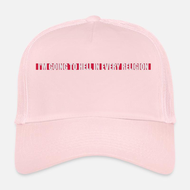in going to hell Trucker Cap