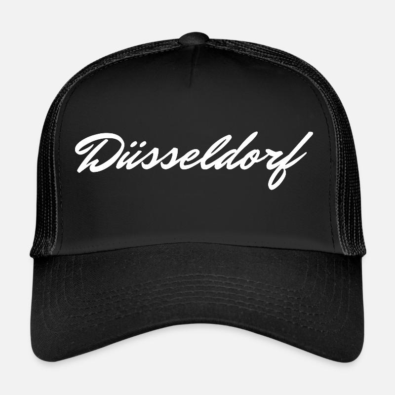 Düsseldorf - Trucker Cap - Schwarz/Schwarz