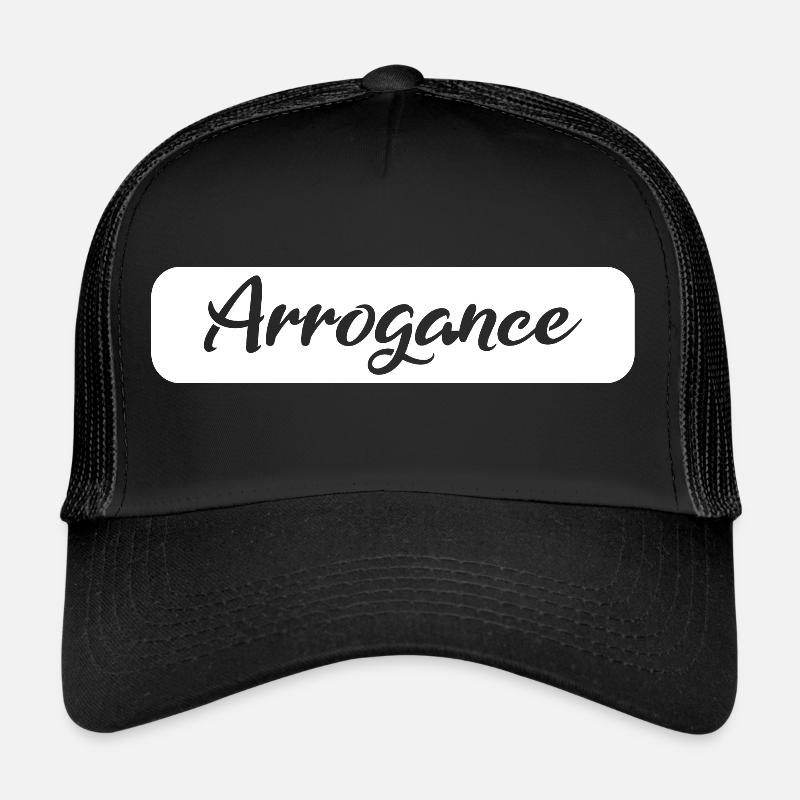 Arrogance Cadeau blanc Casquette trucker 