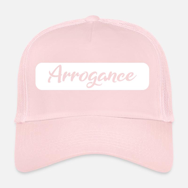 Arrogance Cadeau blanc Casquette trucker 