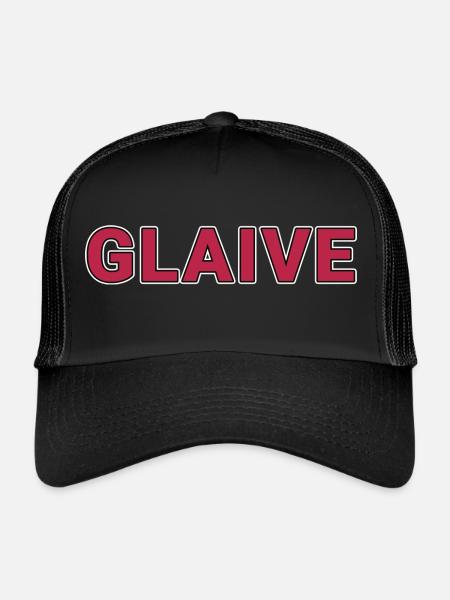 Magenta Glaive - Trucker Cap - black/black - Front
