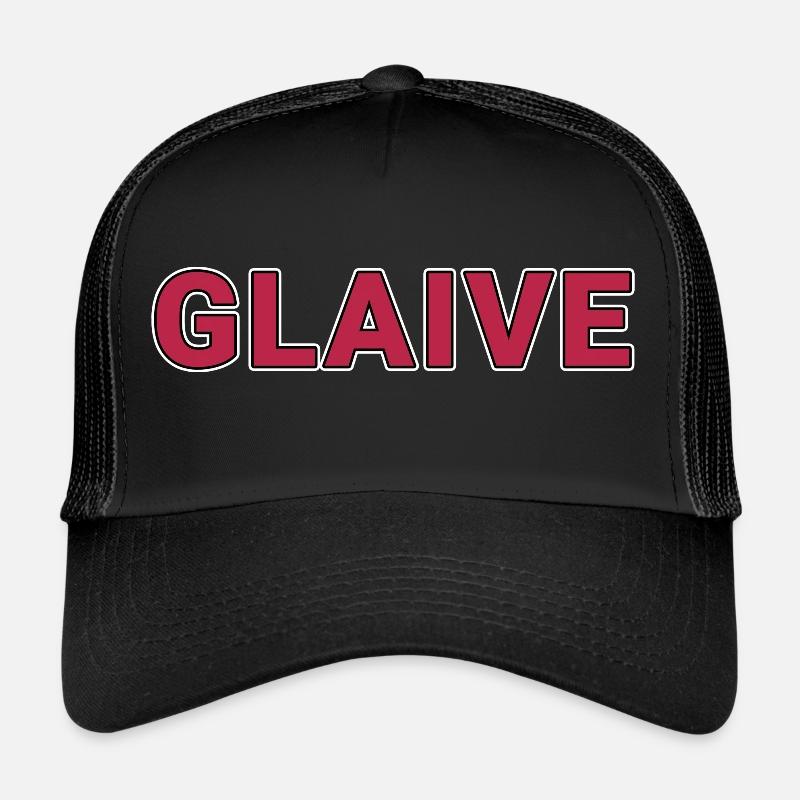 Magenta Glaive - Trucker Cap - black/black