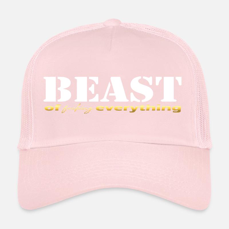 Beast everything white Trucker Cap