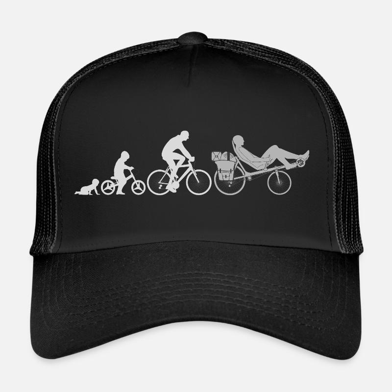 Evolution Liegerad - Trucker Cap - Schwarz/Schwarz
