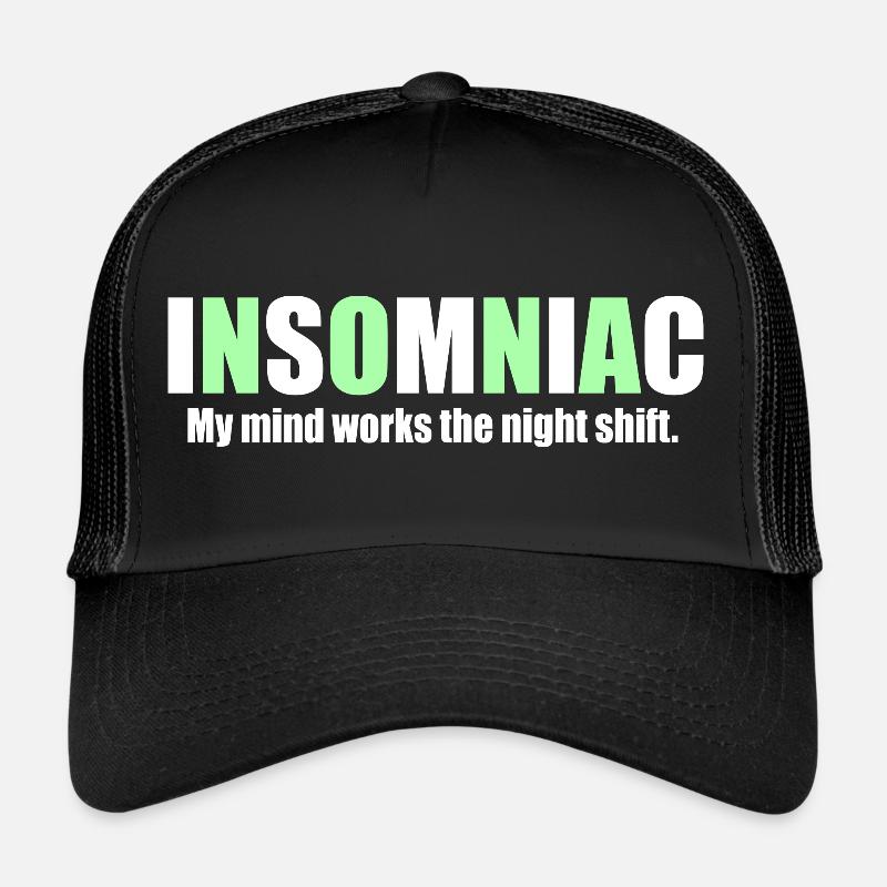 Mon travaille la nuit Casquette trucker 