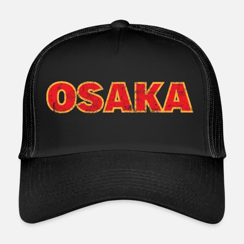 Osaka - Trucker Cap - Schwarz/Schwarz