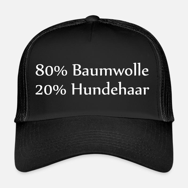 Dog Hund - Trucker Cap - Schwarz/Schwarz