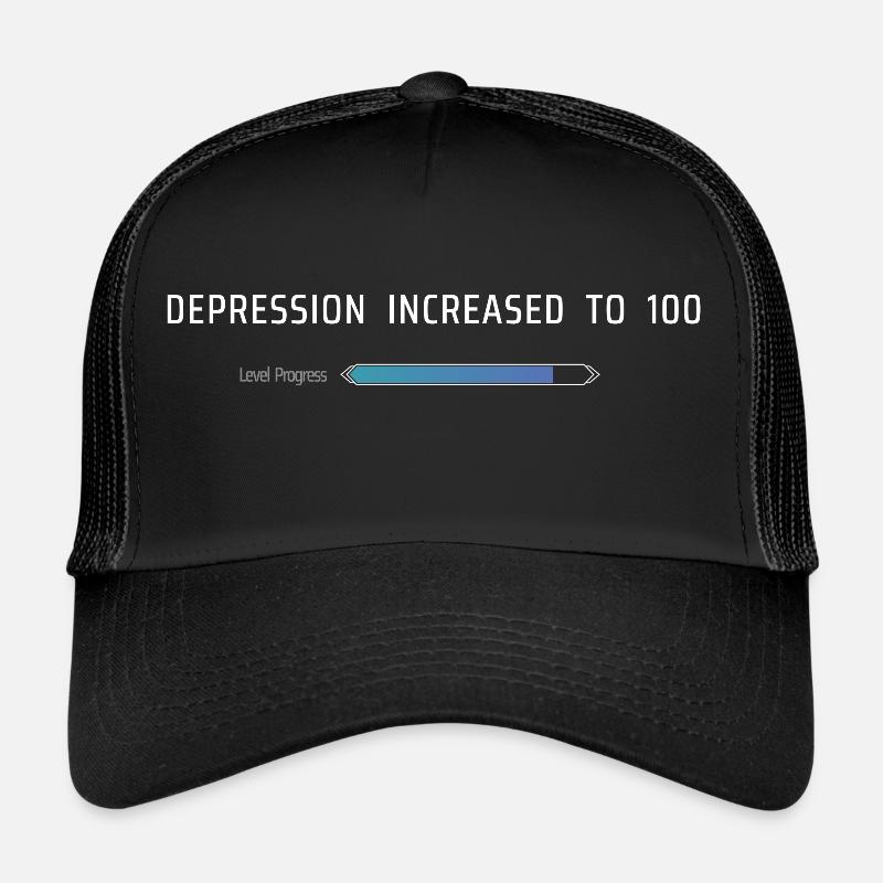 Depression Increased To 100 Trucker Cap