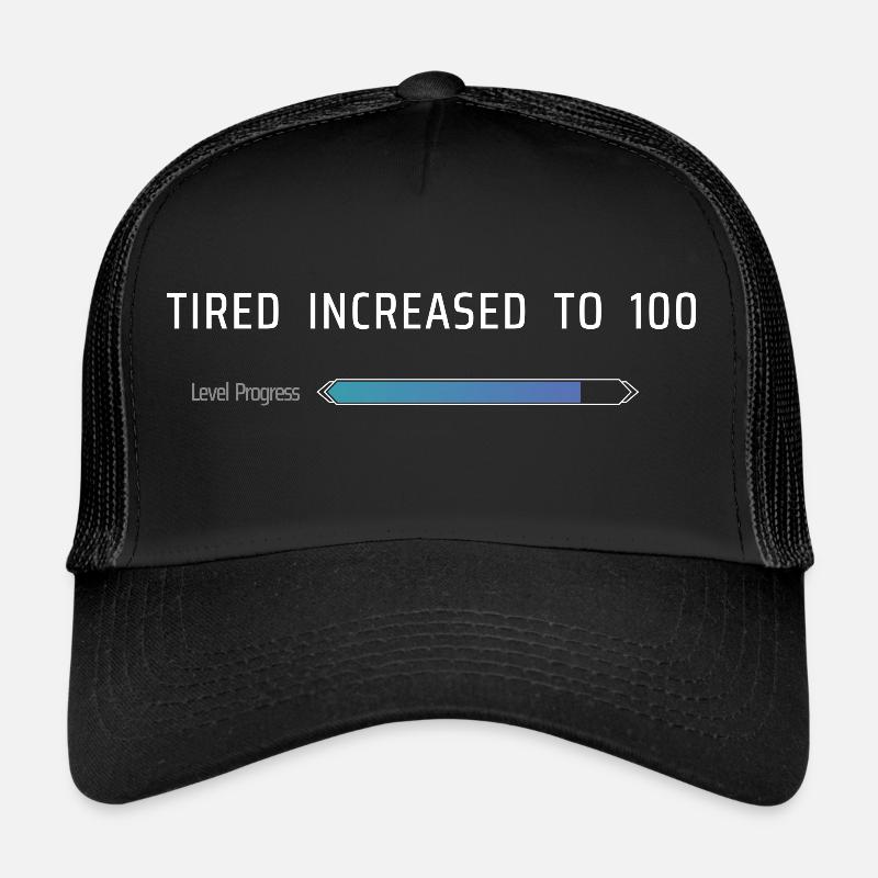Fatigué augmenté à 100 Casquette trucker 