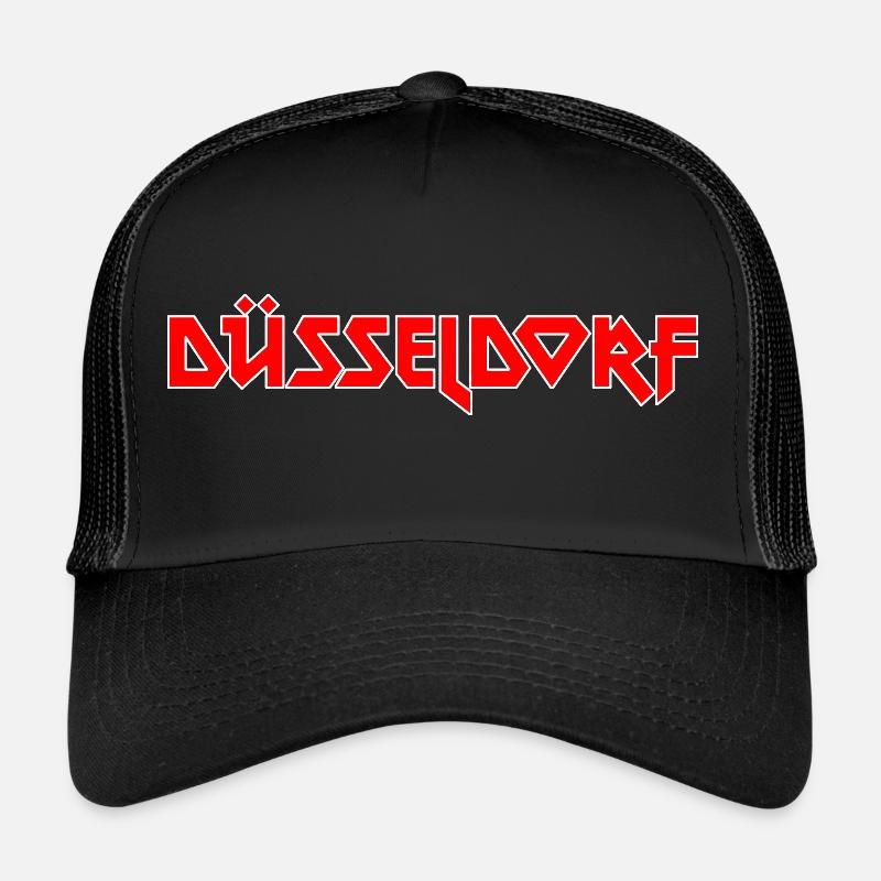 Modisches Heimat DÜSSELDORF Metal-Design Trucker Cap