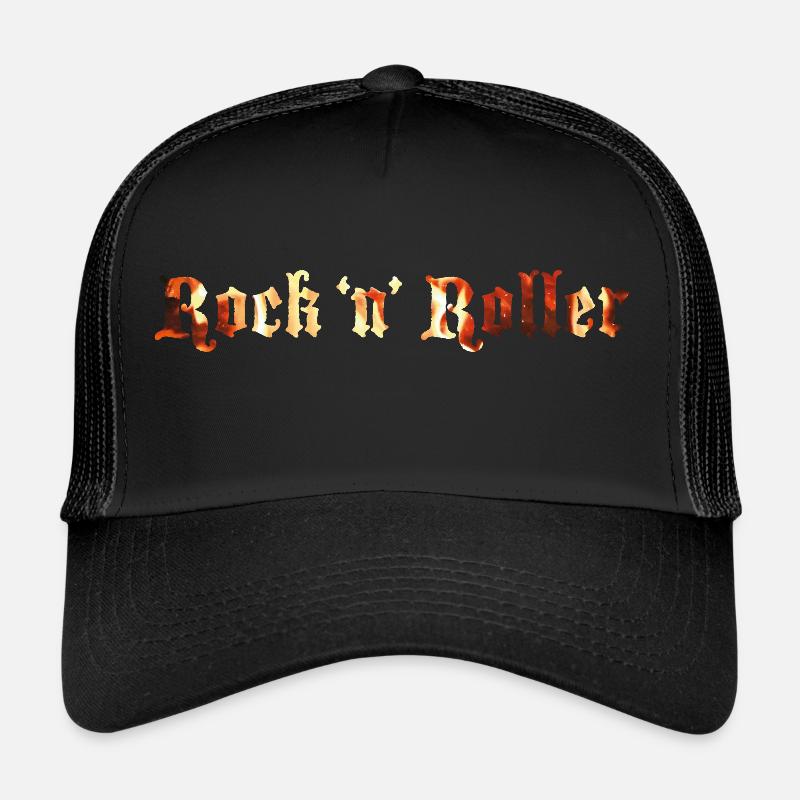 Flaming Logo Trucker Cap