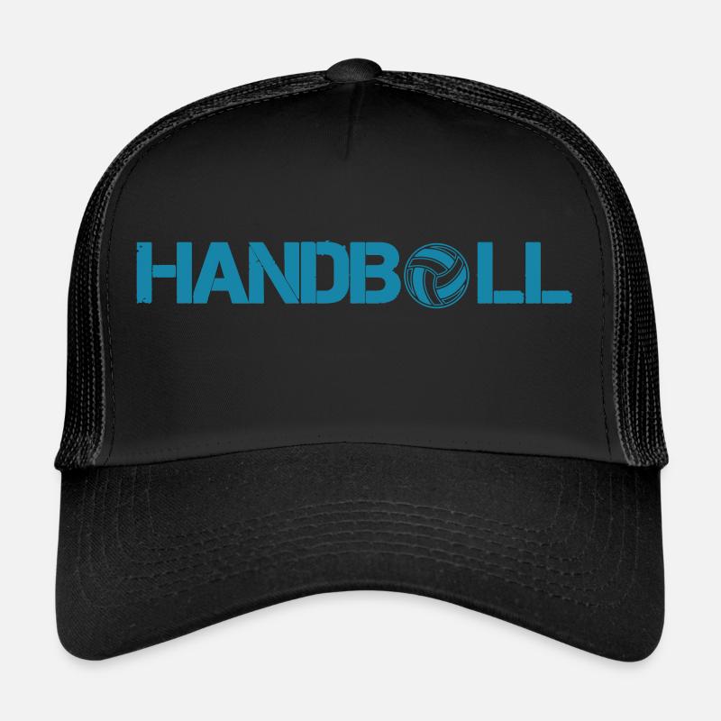 handball - Trucker Cap - Schwarz/Schwarz
