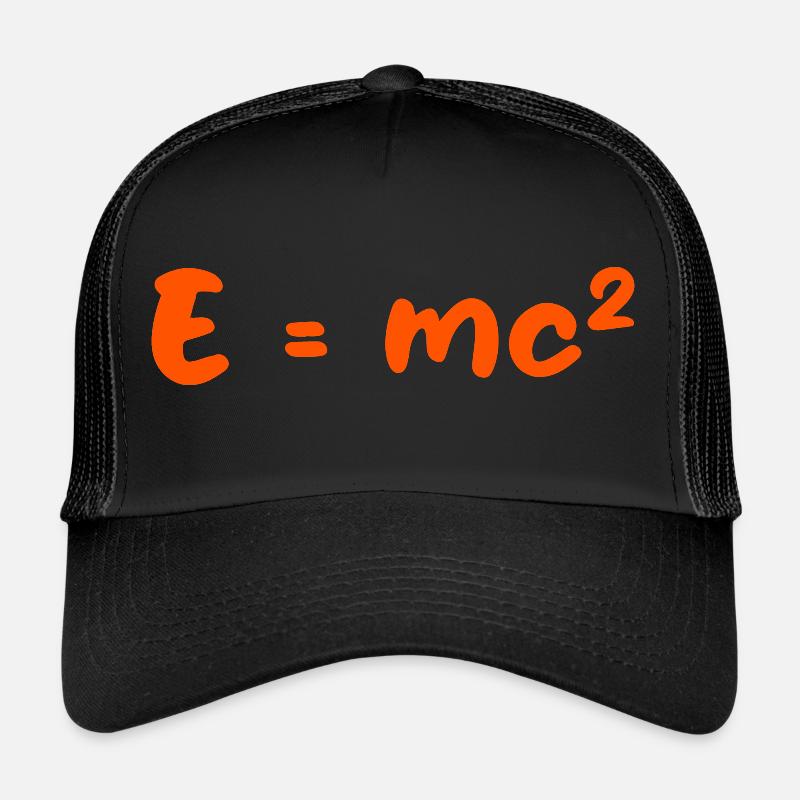 E=mc2 Casquette trucker 
