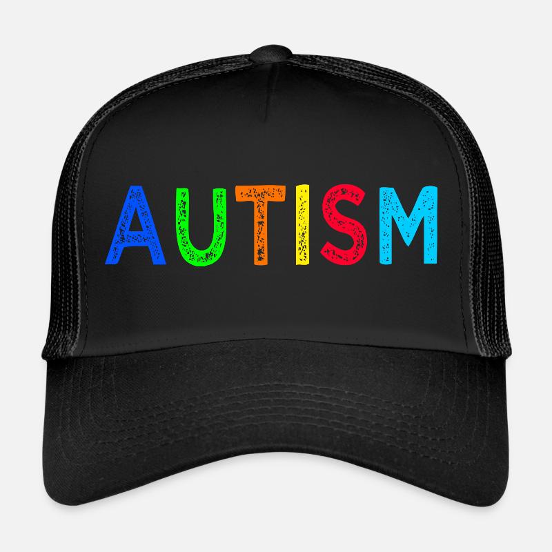 Autismus - Trucker Cap - Schwarz/Schwarz