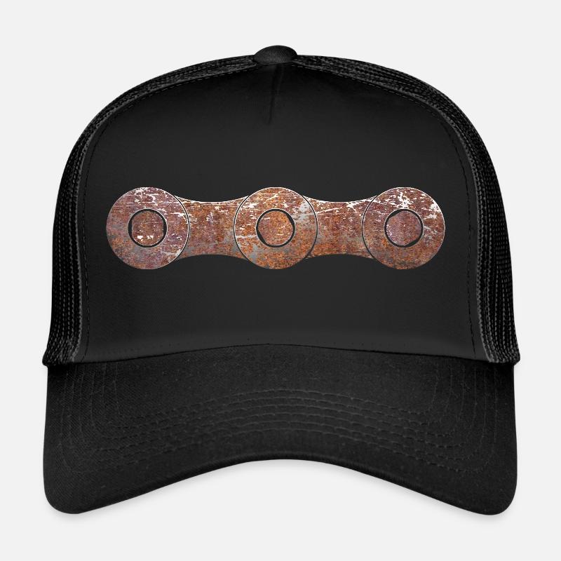 Bicycle chain Trucker Cap