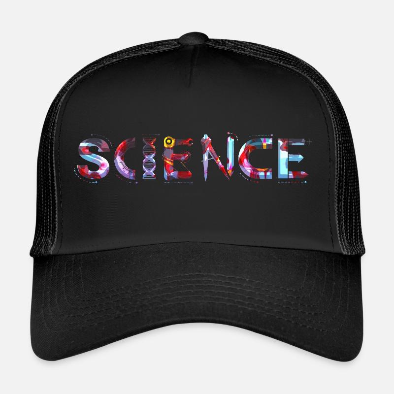 Science Science Science Scientifique Laboratoire de physique ADN Casquette trucker 